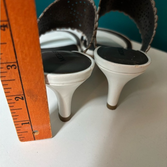 Moda Spana White Women's Heeled Sandals - Picture 3 of 5